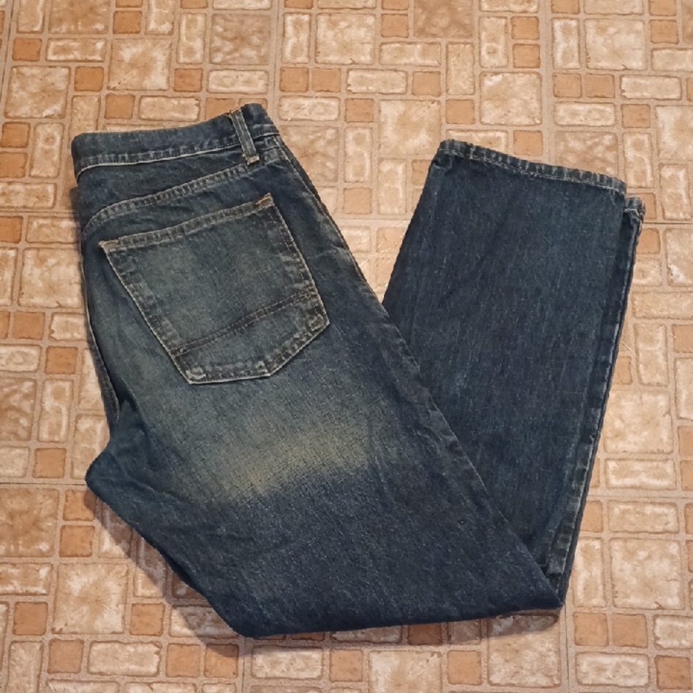 Arizona Jean Company Relaxed Fit Dark Blue Jeans 36x32